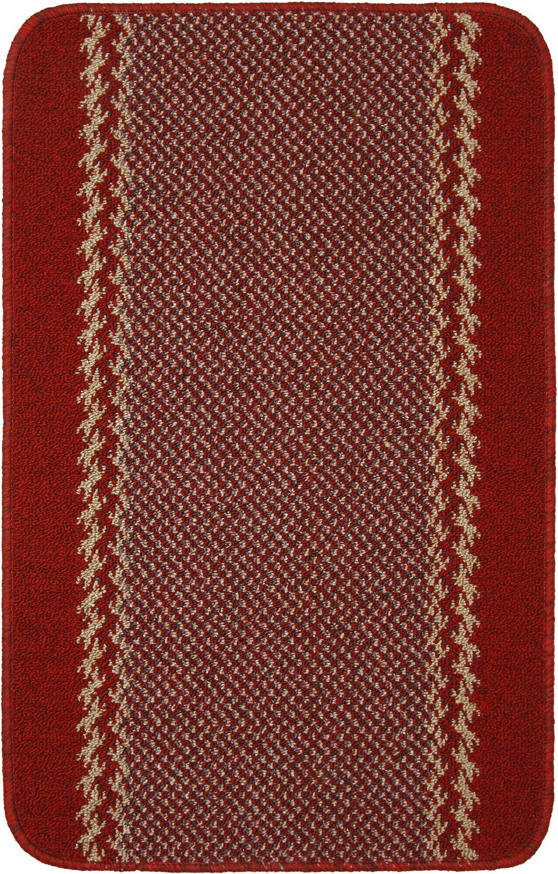 eXtreme Dandy by William Armes, Kilkis Washable Kitchen Mat Non Slip Mat (Red, 80 x 50cm)