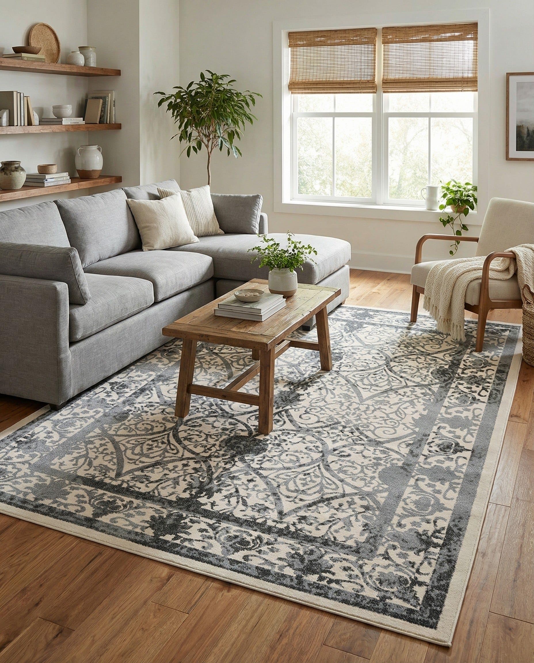 Amazon.com: Rugs.com Miranda Collection Rug – 8' x 11' Ivory and