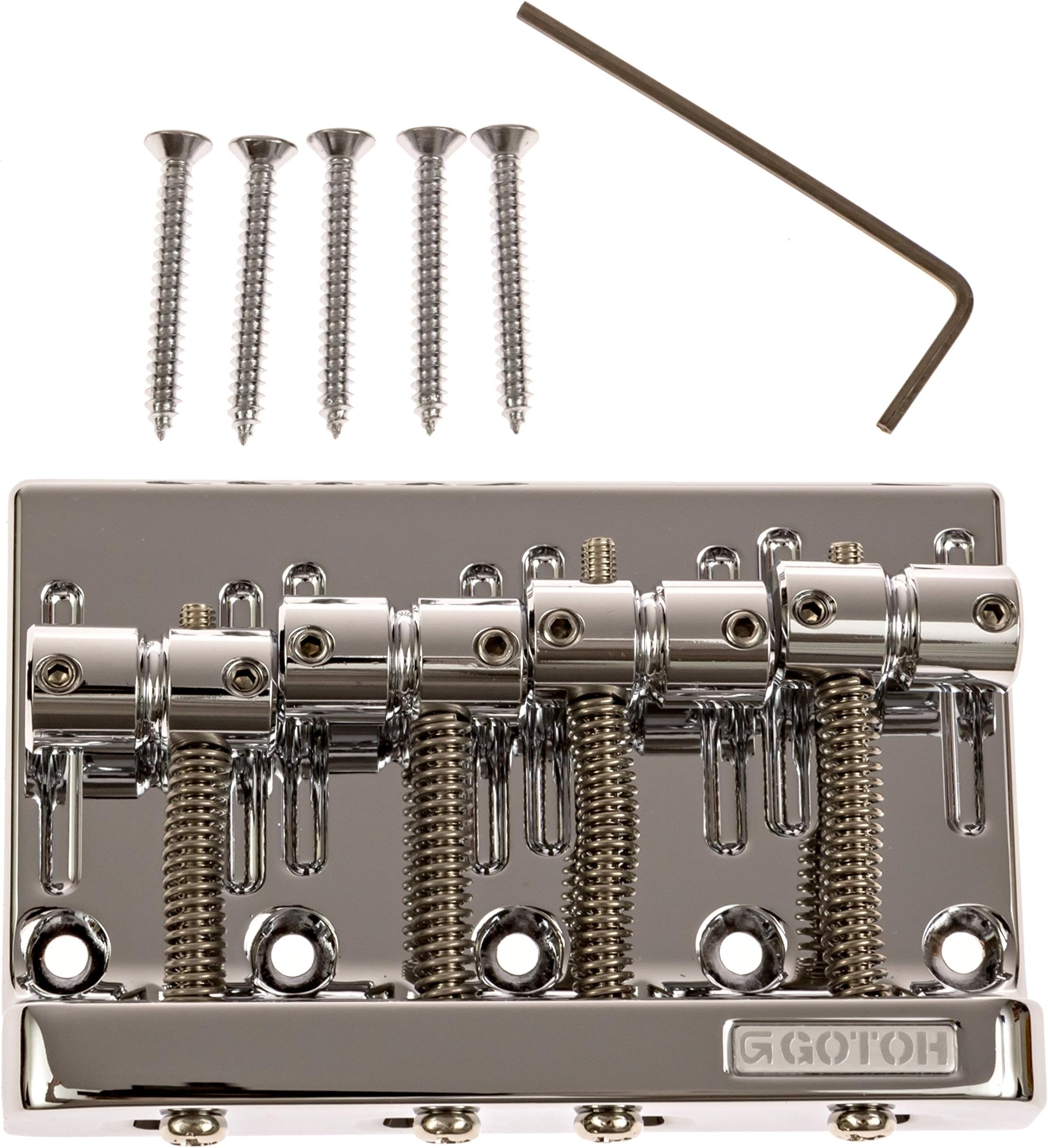 Fender Bass Bridge by Gotoh (201B-4), Chrome