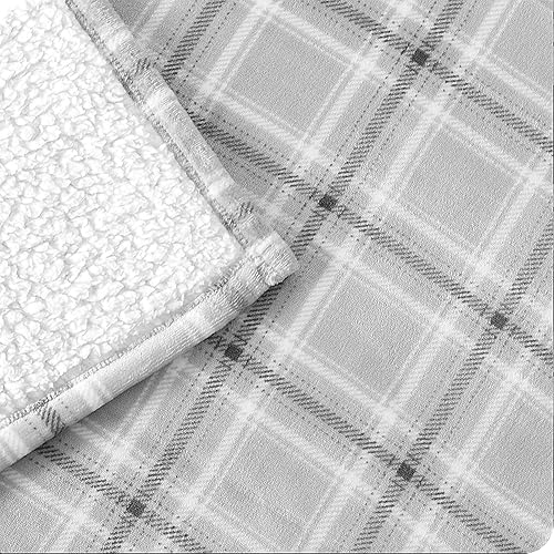 Miniatura 3 de Bare Home Manta de forro polar Sherpa  Manta de viaje  Manta para cama, sofá, camping y viajes  Cálida y ligera  Manta de felpa esponjosa y suave