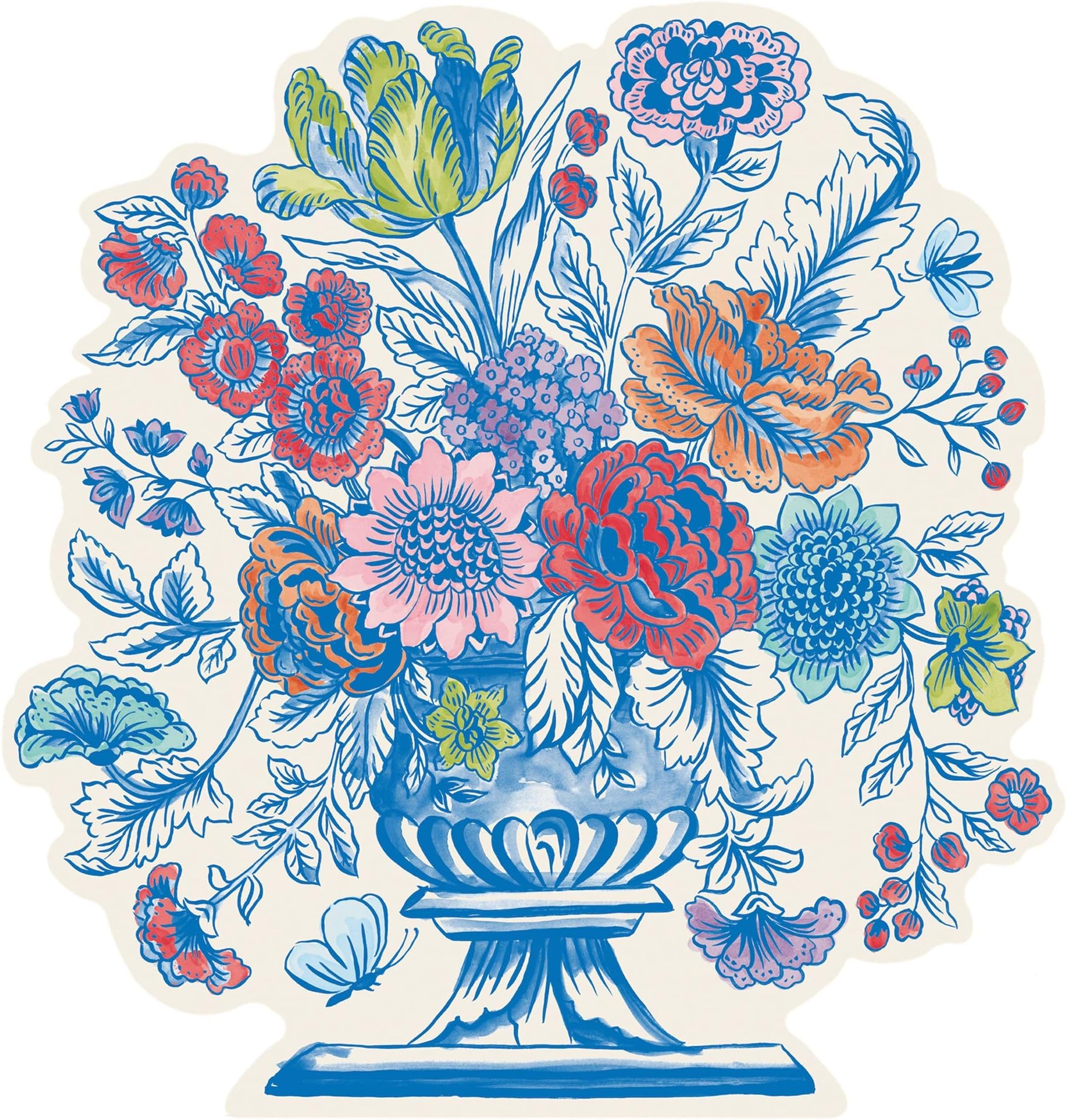 Hester & Cook Die Cut Jardiniere Paper Placemats, Pack of 12