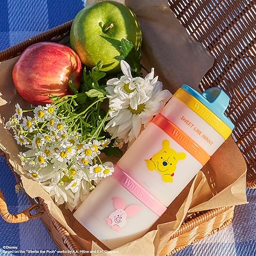 Miniatura 6 de Whiskware Disney Winnie The Pooh - Contenedores apilables para aperitivos para niños y niños pequeños, 3 tazas apilables para aperitivos para la