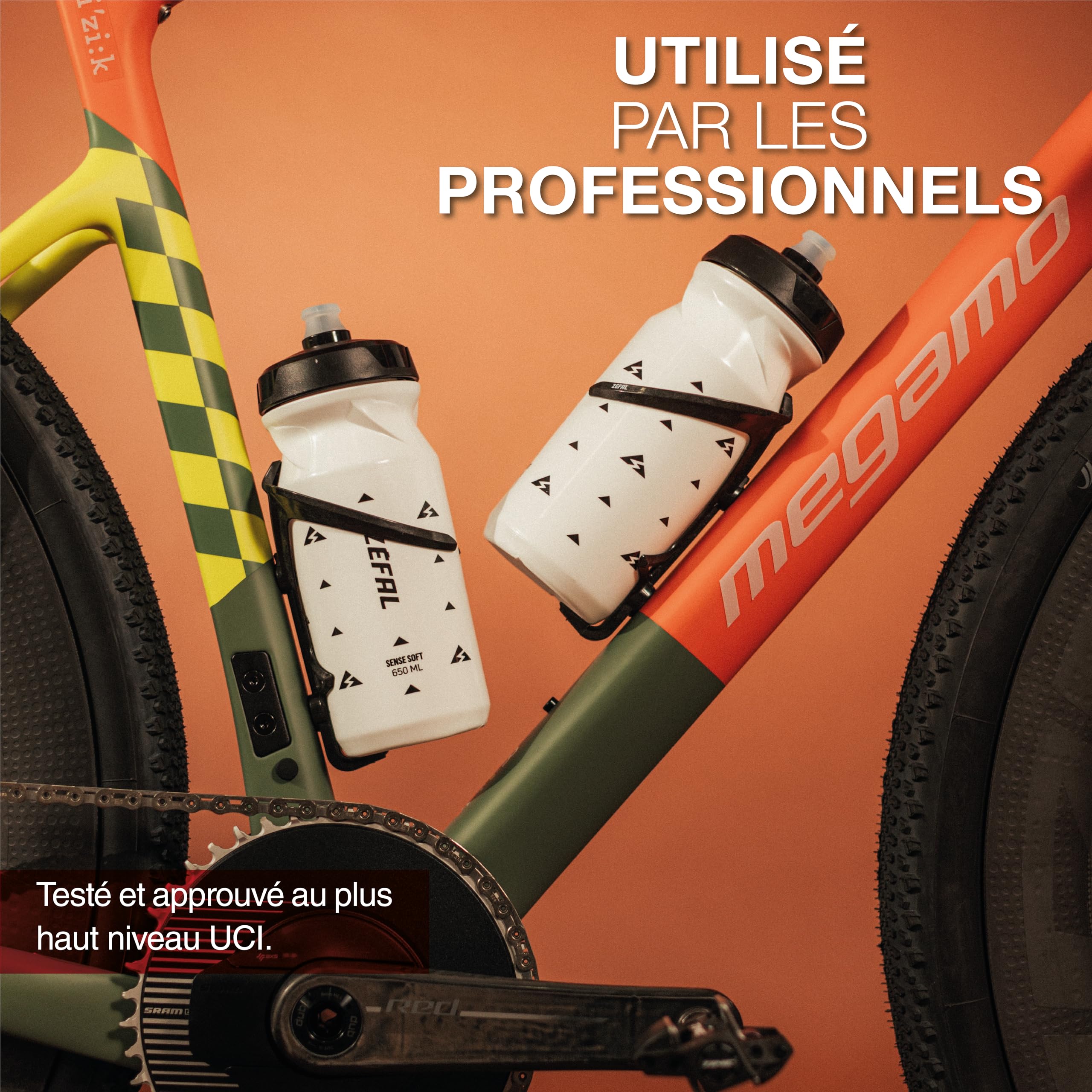 ZEFAL Pulse L2 - Portaborraccia Carbonio Bici - Porta Borracia Bicicletta in fibra di carbonio - 18g, Nero