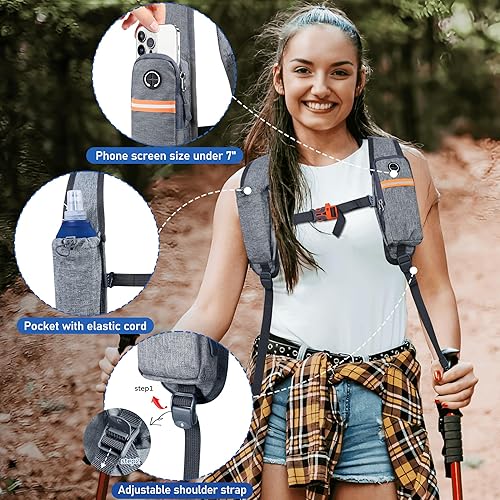 Miniatura 101 de FIORETTO Mochila de senderismo de 15L para mujeres y hombres, mochila mini plegable, ligera, pequeña mochila de día para camping, viaje, al aire