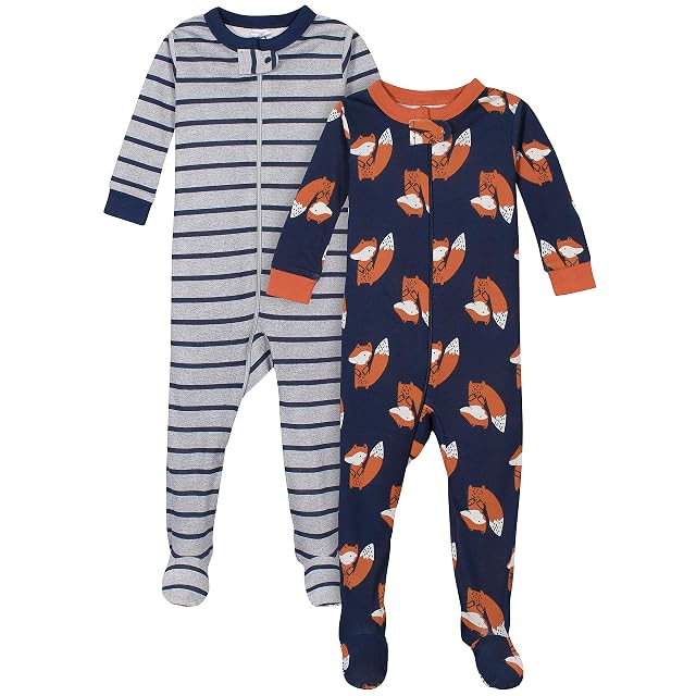 Gerber Baby-Boys 2-Pack Footed Pajamas