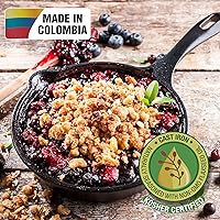 Vista 2 de Victoria Seasoned - Sartén de hierro fundido con mango largo, Negro