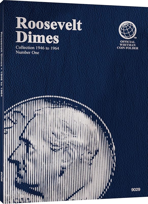 Carpeta Roosevelt Dimes 1946-1964 (Carpeta oficial de monedas Whitman)