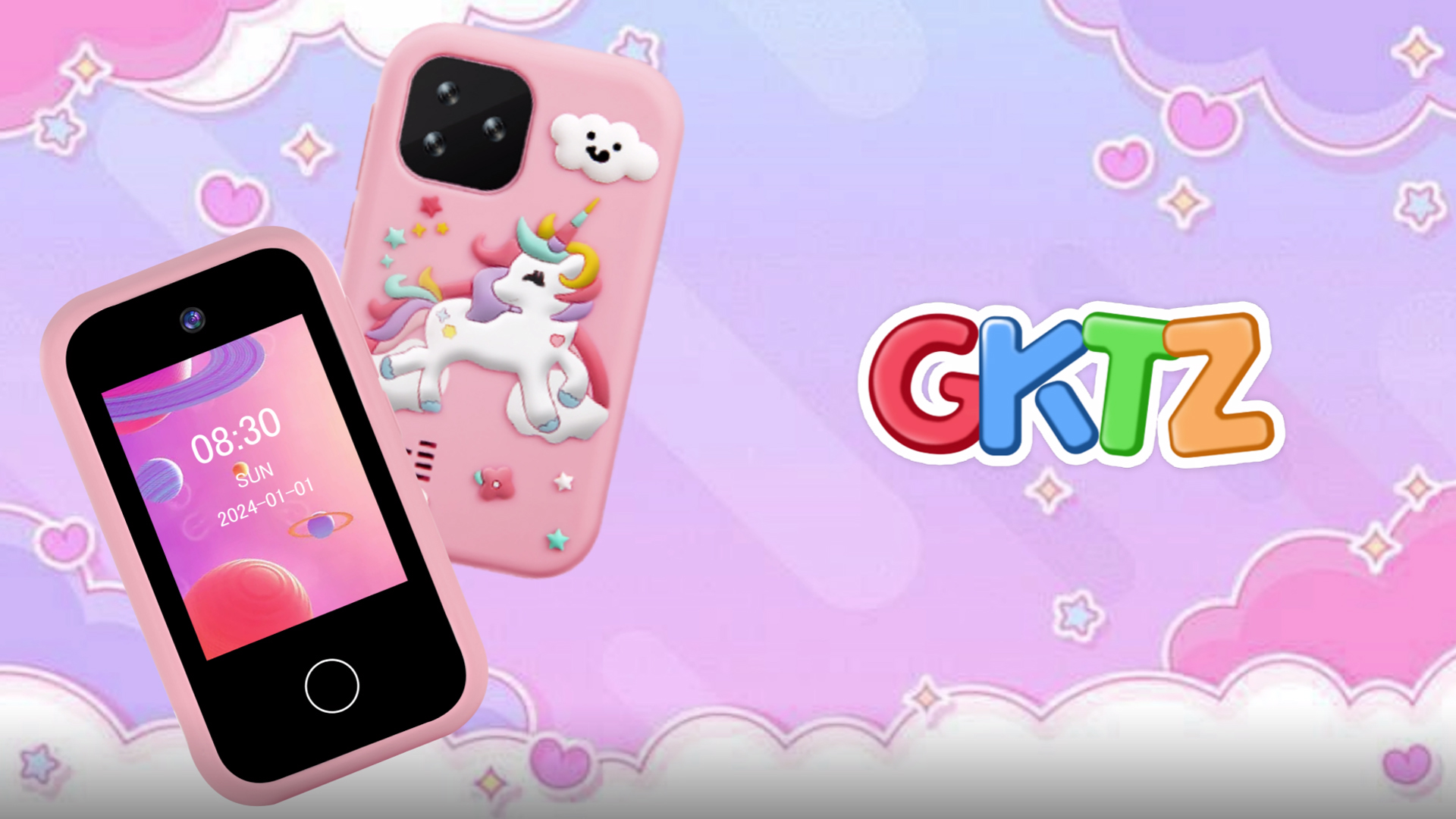 Amazon.com: GKTZ Kids Smart Phone Toys - Dual Camera Cell Phone
