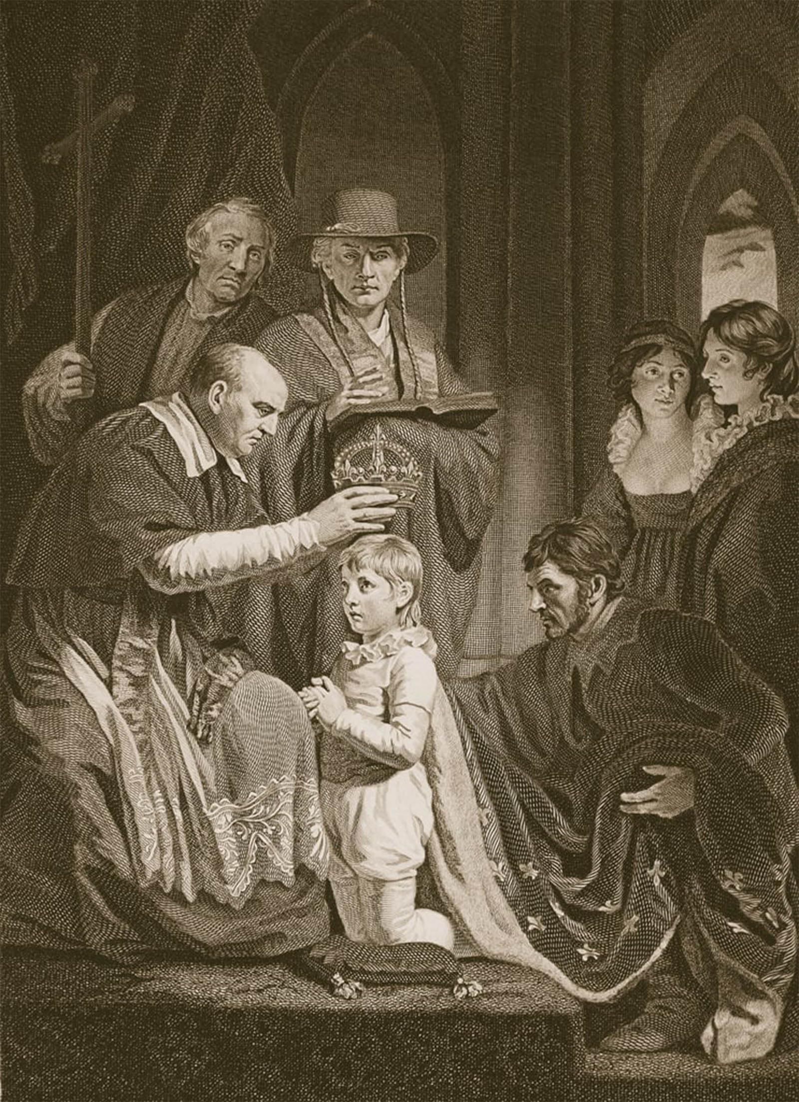 SERENDIPITP Retro Picture Poster Wall Art Pictures Painting the Coronation of Henry Vi by John Opie Wall Art Canvas Print for Wall Decor 60x90cm