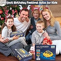 Vista 7 de Juguetes de robot solar 6 en 1, proyectos STEM para niños de 8 a 12 años, kits de ciencia para niños y niñas, energía solar, juguete espacial