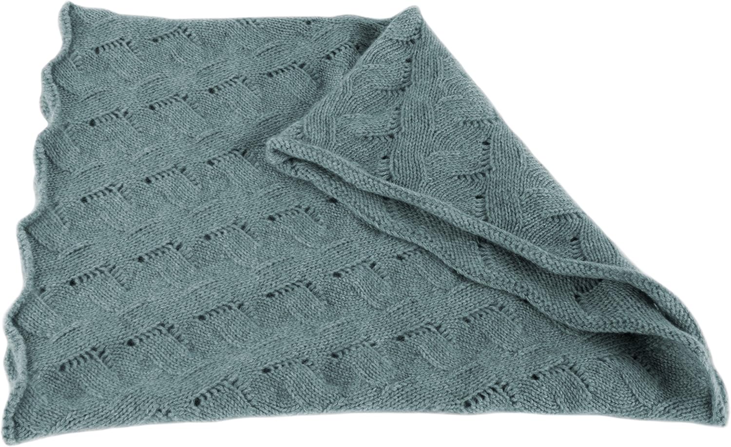 Love Cashmere Women's 100% Cashmere Infinity Scarf Snood - Light Gray - made in Scotland RRP $150