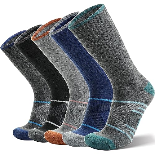 ANTSANG Merino Wool Crew Boot Socks for Men and Women