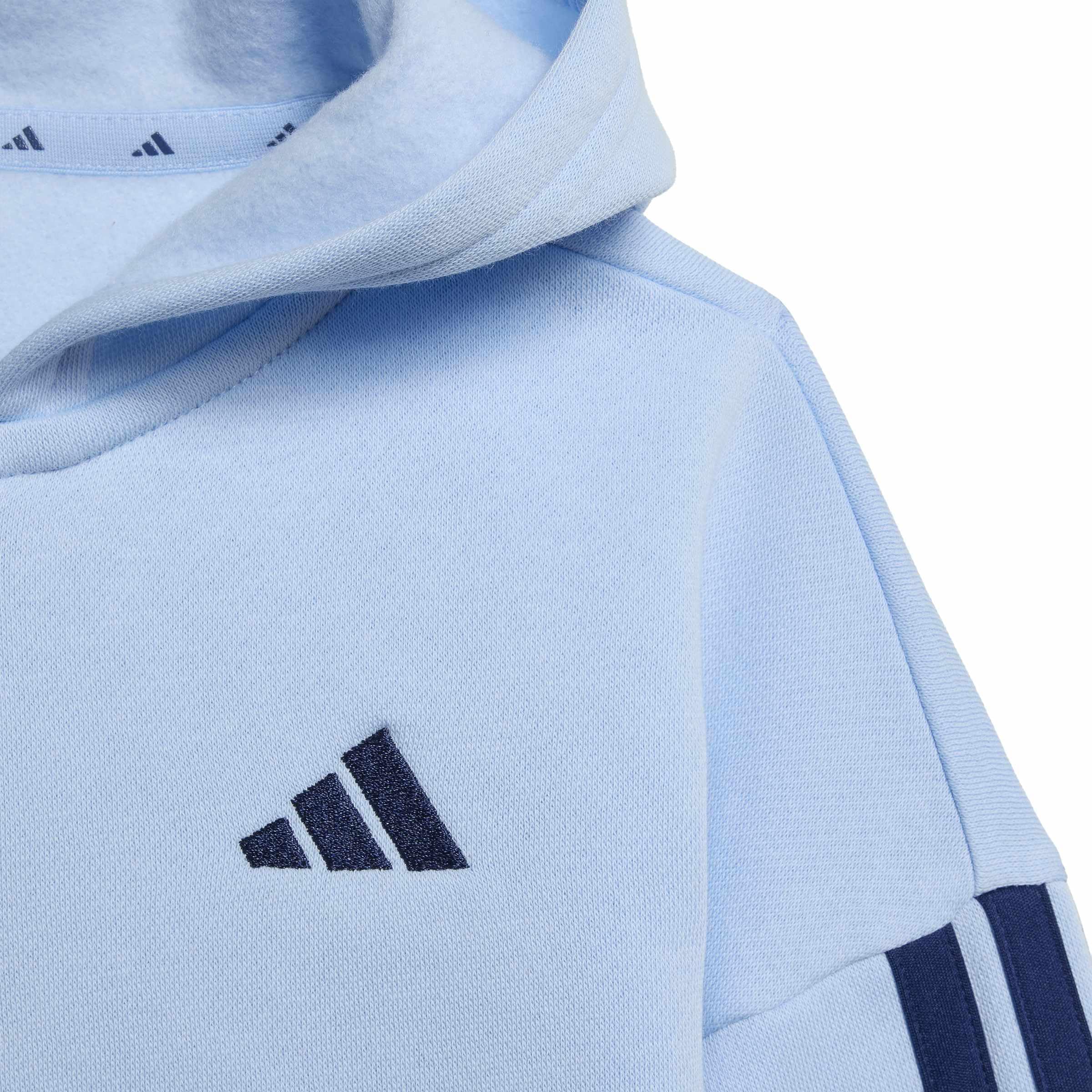 adidas Unisex bebé Essentials Jogger Track_Suit, glow blue/dark blue, 18-24 Months
