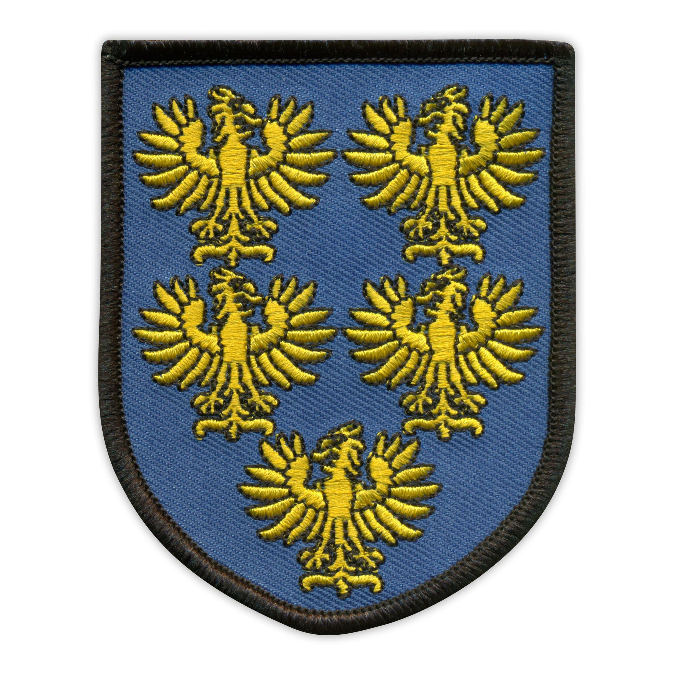 Set di quattro stemmi della Bassa Austria – termoadesivo – Toppa ricamata/distintiva/emblema