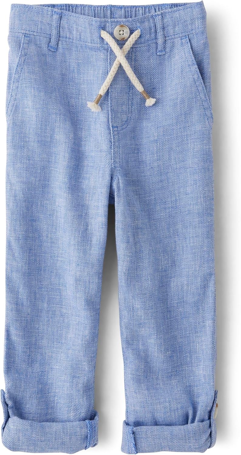 Gymboree Boys' and Toddler Pull on Linen Pants - Picture 20 of 25