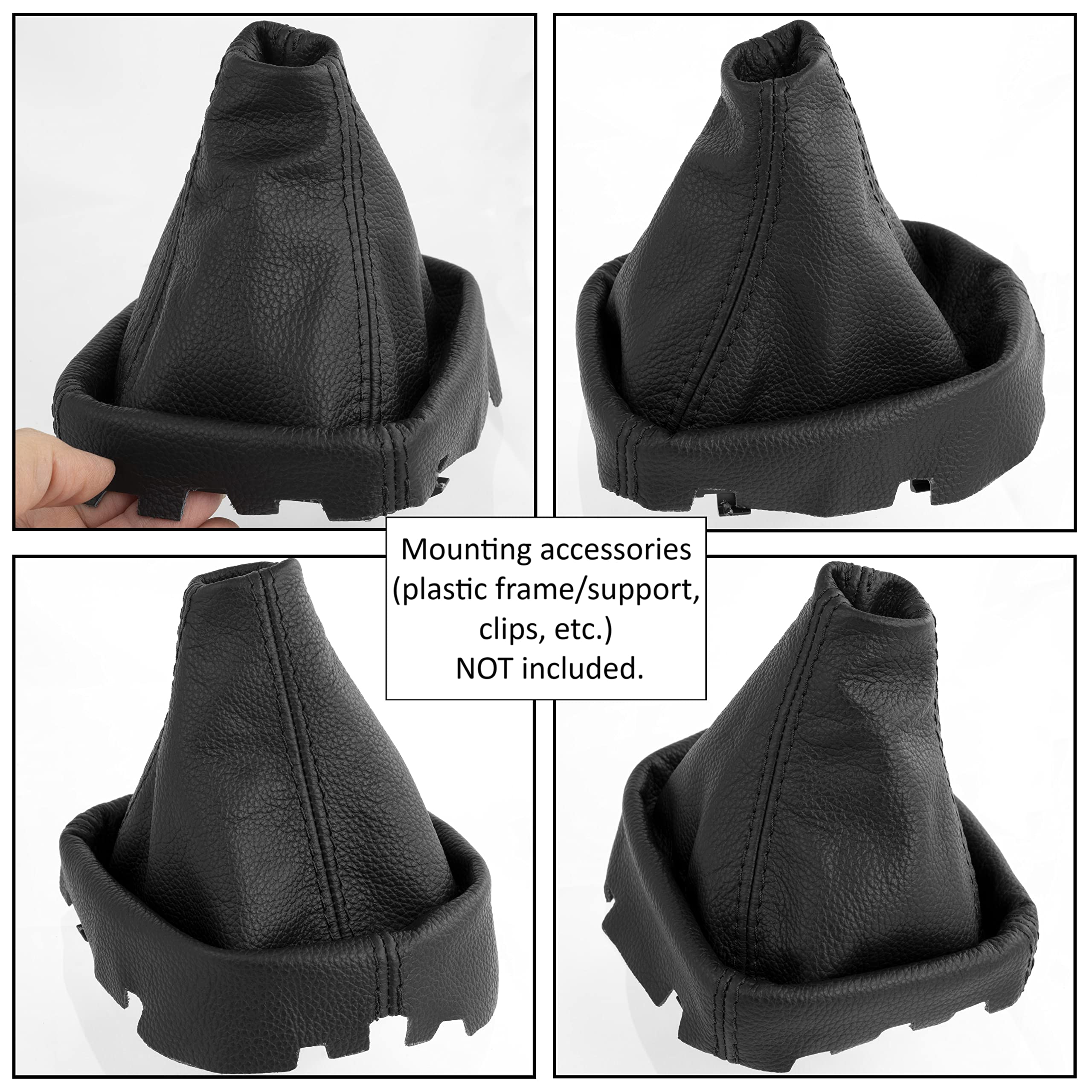 Soufflet Boîte Manuelle Soufflet Levier Vitesse AERZETIX Pour Mercedes Classe A W168 1997-2004 - Cuir Synthétique Noir Pomello Leva Cambio Mercedes Classe A (w169 Originale