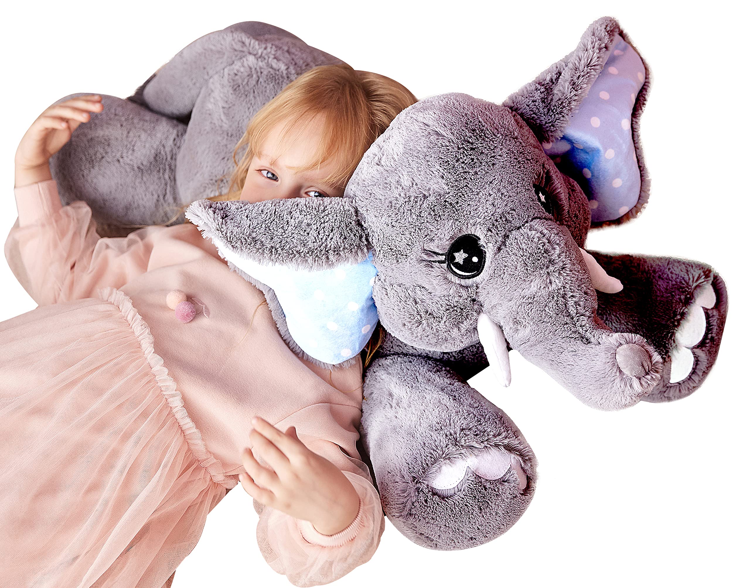 Buy IKASA Giant Elephant Stuffed Animal Large Soft Plush Toy Cute