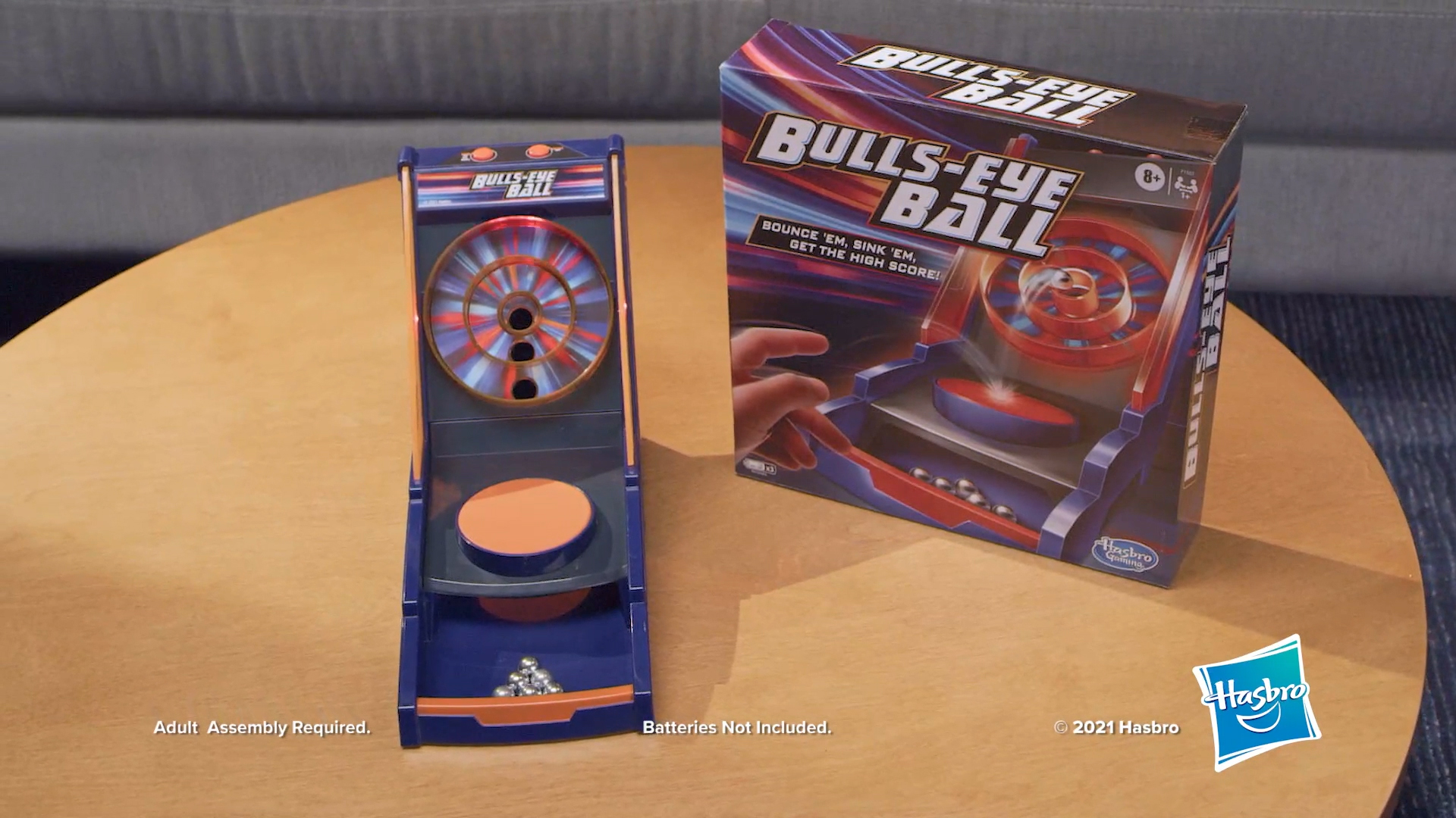 Juego Electrónico Bulls-Eye Ball De Hasbro – Lanza Pelotas Al Objetivo Con Luces Y Sonidos, 5 Modos De Juego, Divertido Para Niños De 8 Años En Adelante