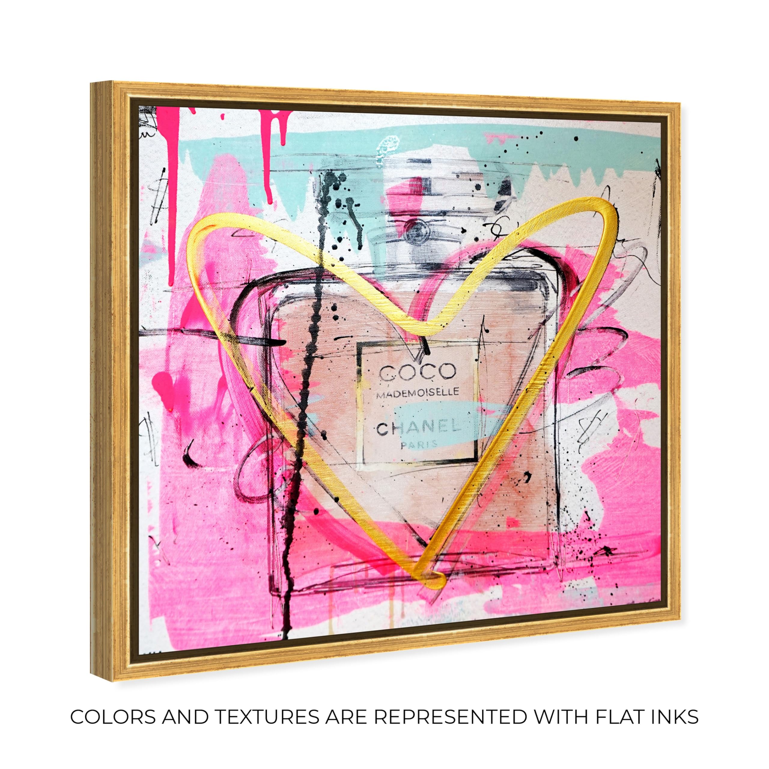 Amazon.com: Oliver Gal Mademoiselle Remix Canvas Print Wall Art