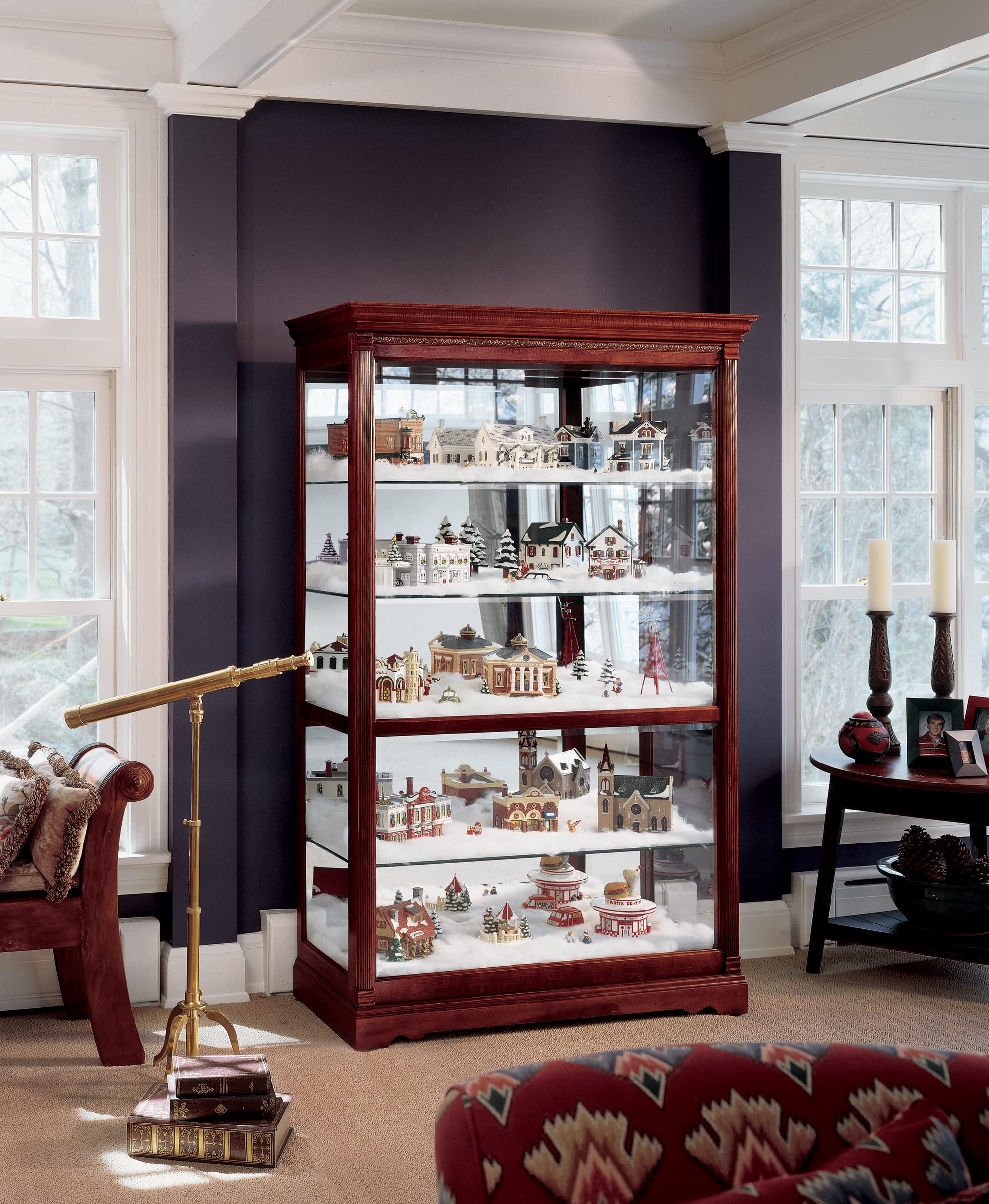 Amazon.com: Howard Miller Betzig II Curio Cabinet, Lights Storage Amazon.com: Howard Miller Betzig II Curio Cabinet, Lights Storage