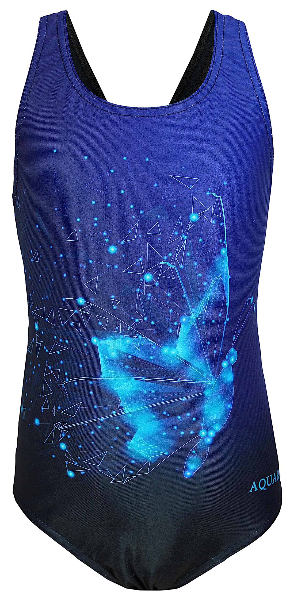 Aquarti Maillot de Bain Fille – Maillot de Bain Une Pièce pour Fille, Résistant au Chlore