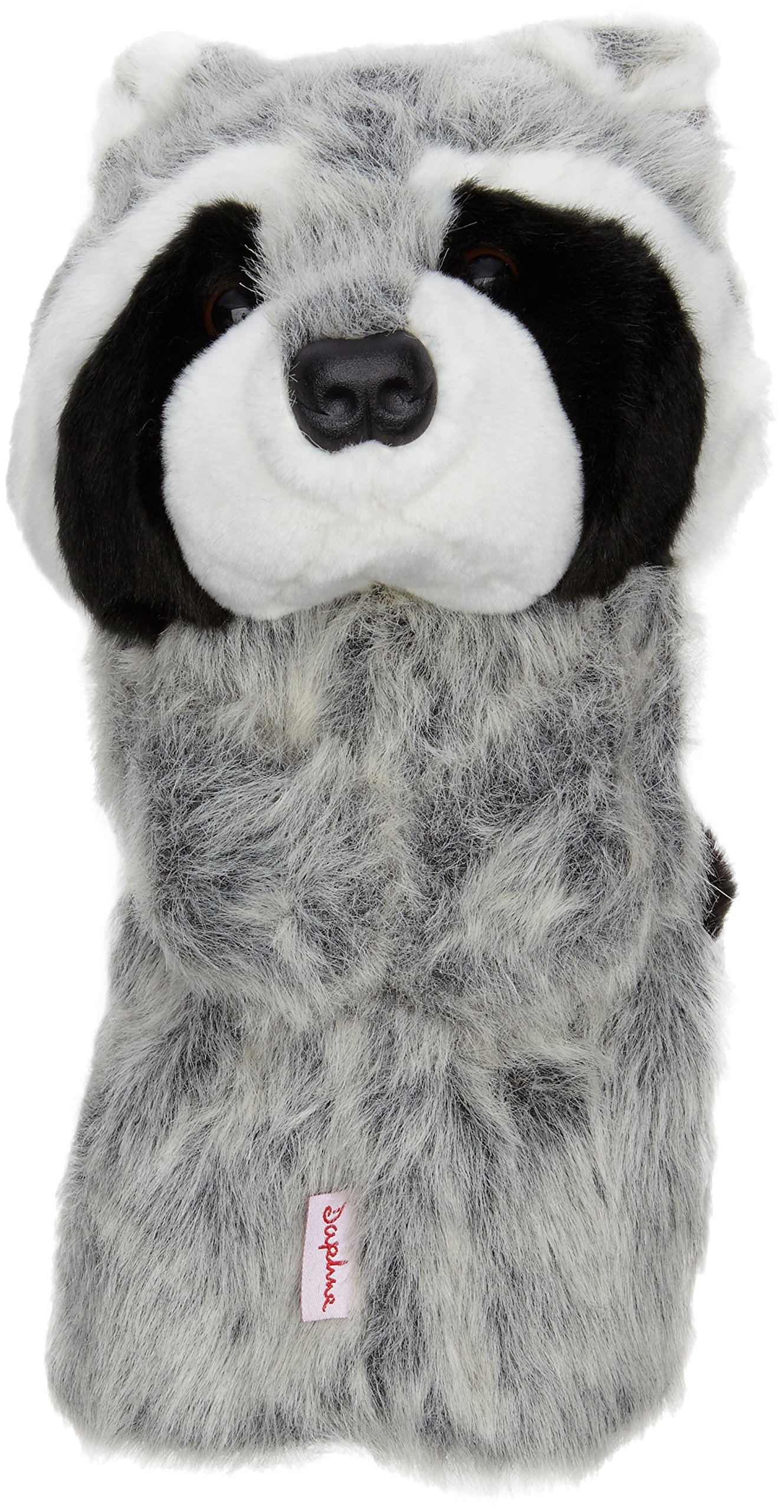 Daphne's Novely Schlägerhaube, Waschbär, Grau, Weiß, Schwarz