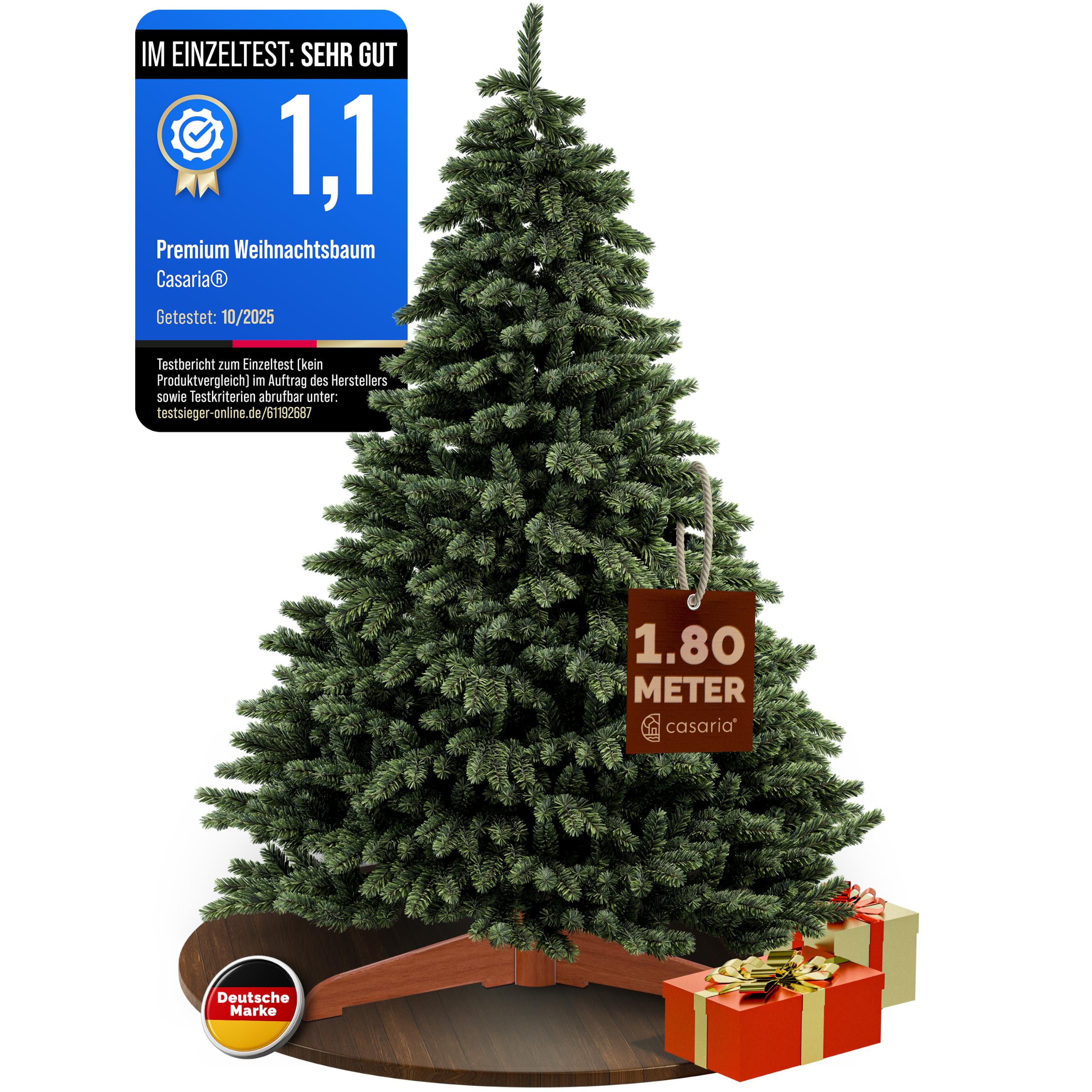 CASARIA Premium Weihnachtsbaum Künstlich XL 180cm