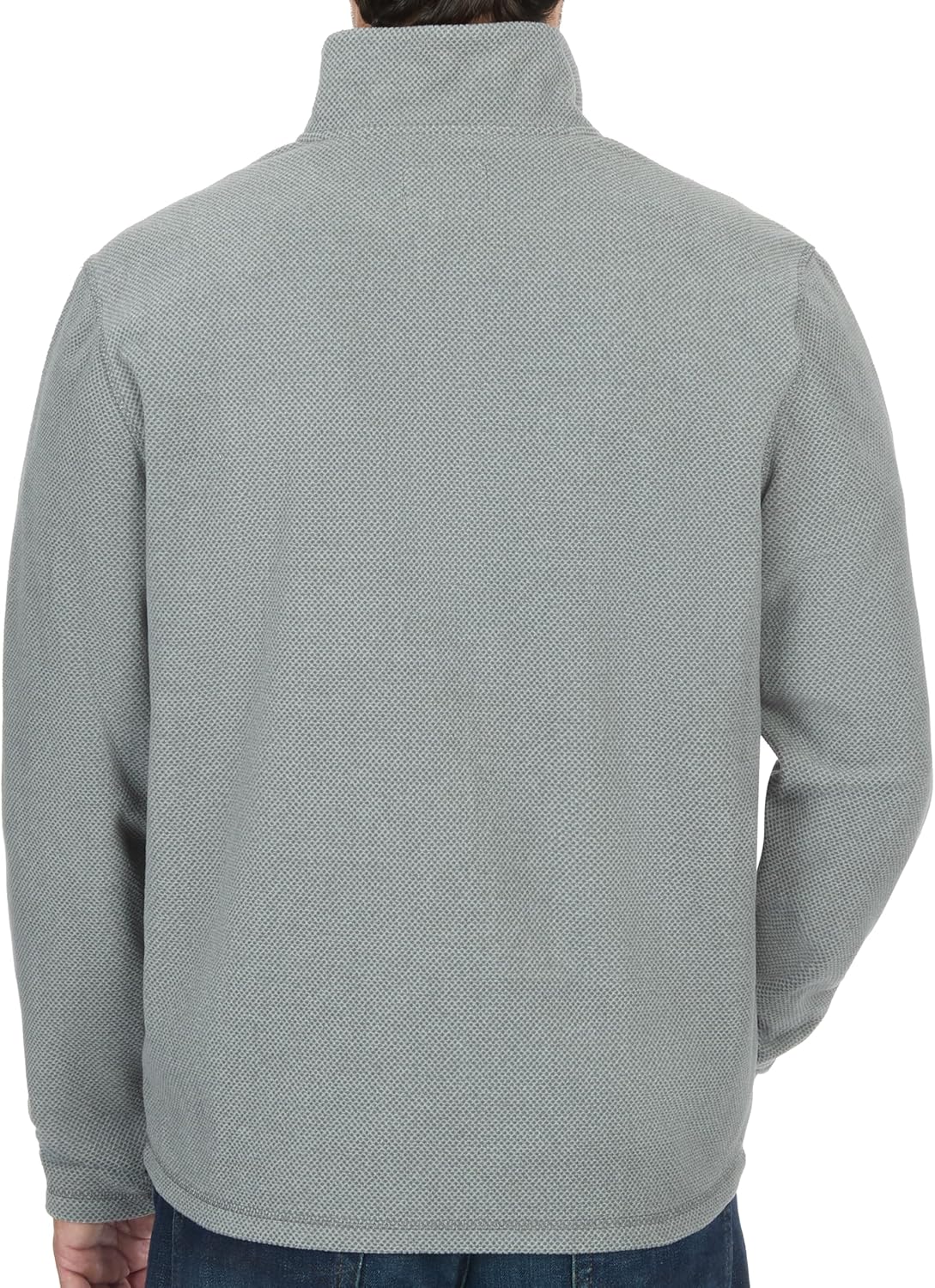 Coleman Men's Quarter Zip Pullover Knit Long Sleeve Sweatshirt with Zippered Chest Pocket and Stand-Up Collar - Image 4