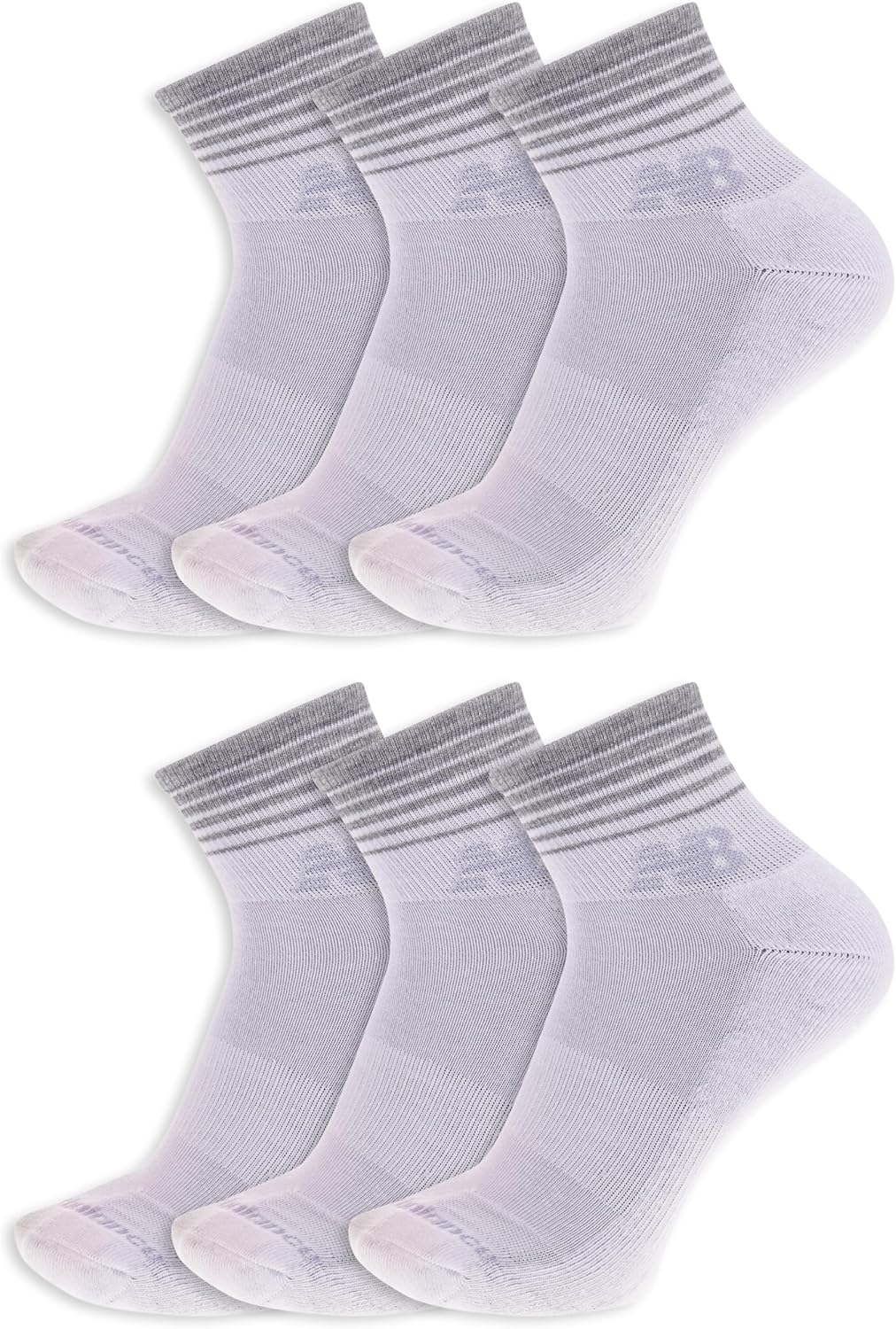 New Balance Unisex Adult Performance Cushioned Ankle Socks (6-Pairs)