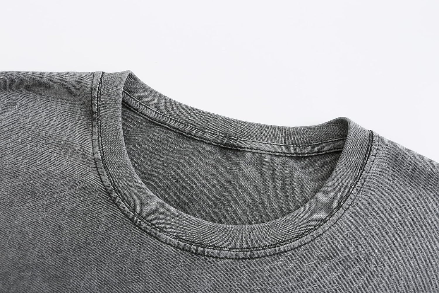 3 Pcs Men's Oversized Cotton Summer T-Shirts - Vintage Baggy Tee Loose Fit Short Sleeve T-Shirts Casual Streetwear - Image 7