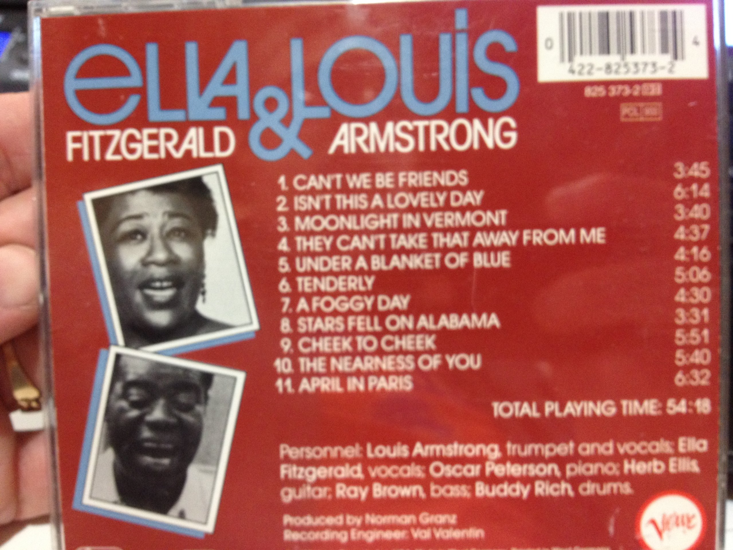 Ella & Louis [Audio CD] Fitzgerald, Ella and Armstrong, Louis