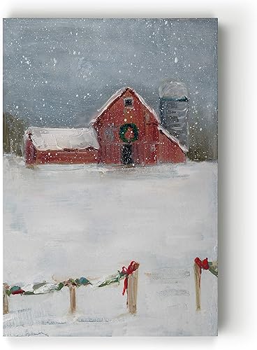 Renditions Gallery - Lienzo decorativo para pared, diseño navideño, Farm II, 76 x 102 cm