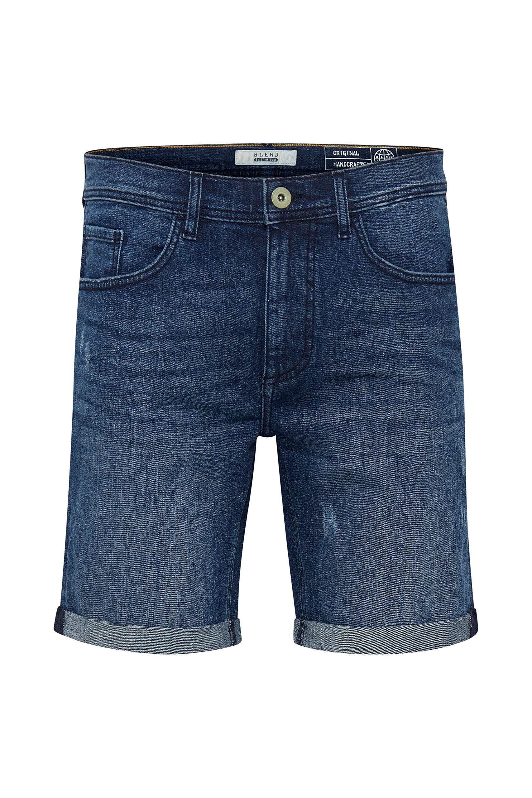 Blend BHLuke Herren Jeans Shorts Kurze Denim Hose Regular Fit
