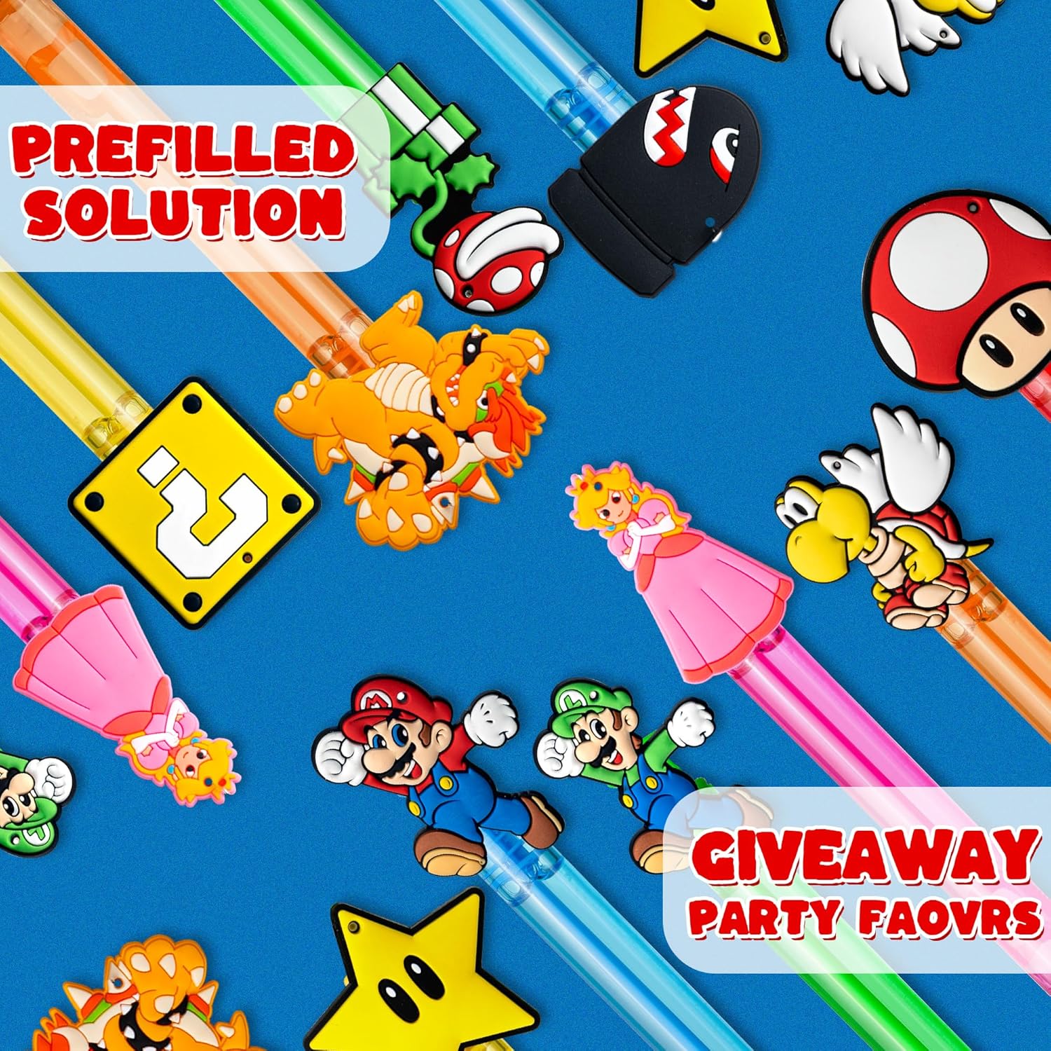 Birthday Party Favors,20 Pcs Bubble Wands for Kids,Bubble Wand for Birthday Party Supplies Decorations,Classroom Prizes Goodie Bag Stuffers Gift