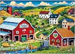 Rocorose 1000 Piece Puzzle for Adults, Colorful Birds and Flowers Puzzle with Exquisite Poster, Challenging Spring Garden Animal Songbirds Cardinals Puzzles Game