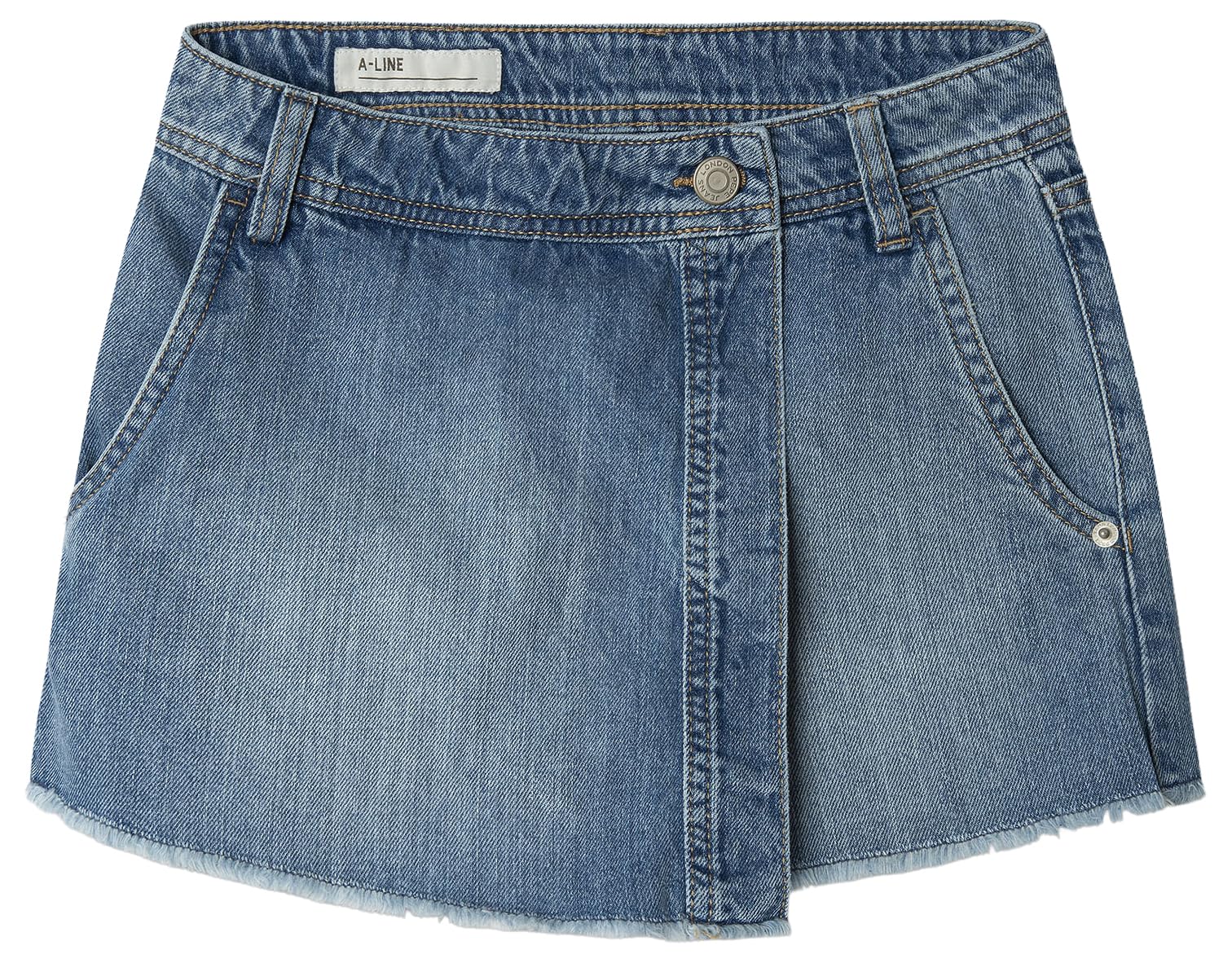 Pepe Jeans A- Line Skort Tammy Frayed Pantaloncini Bambine e Ragazze