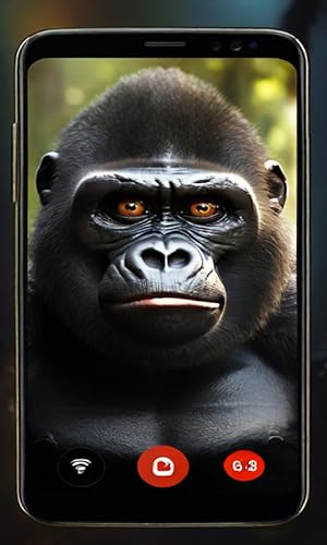 Cute Gorilla Fake Video Call & Fake Video Game Prank - Game For Kids