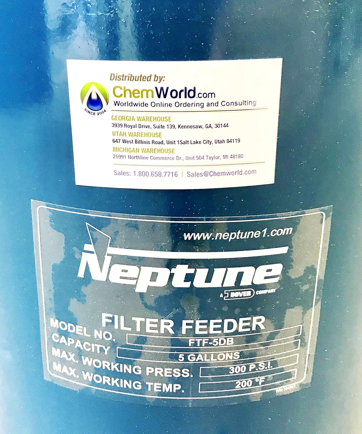 Neptune FTF-5DB Chemical Feeder