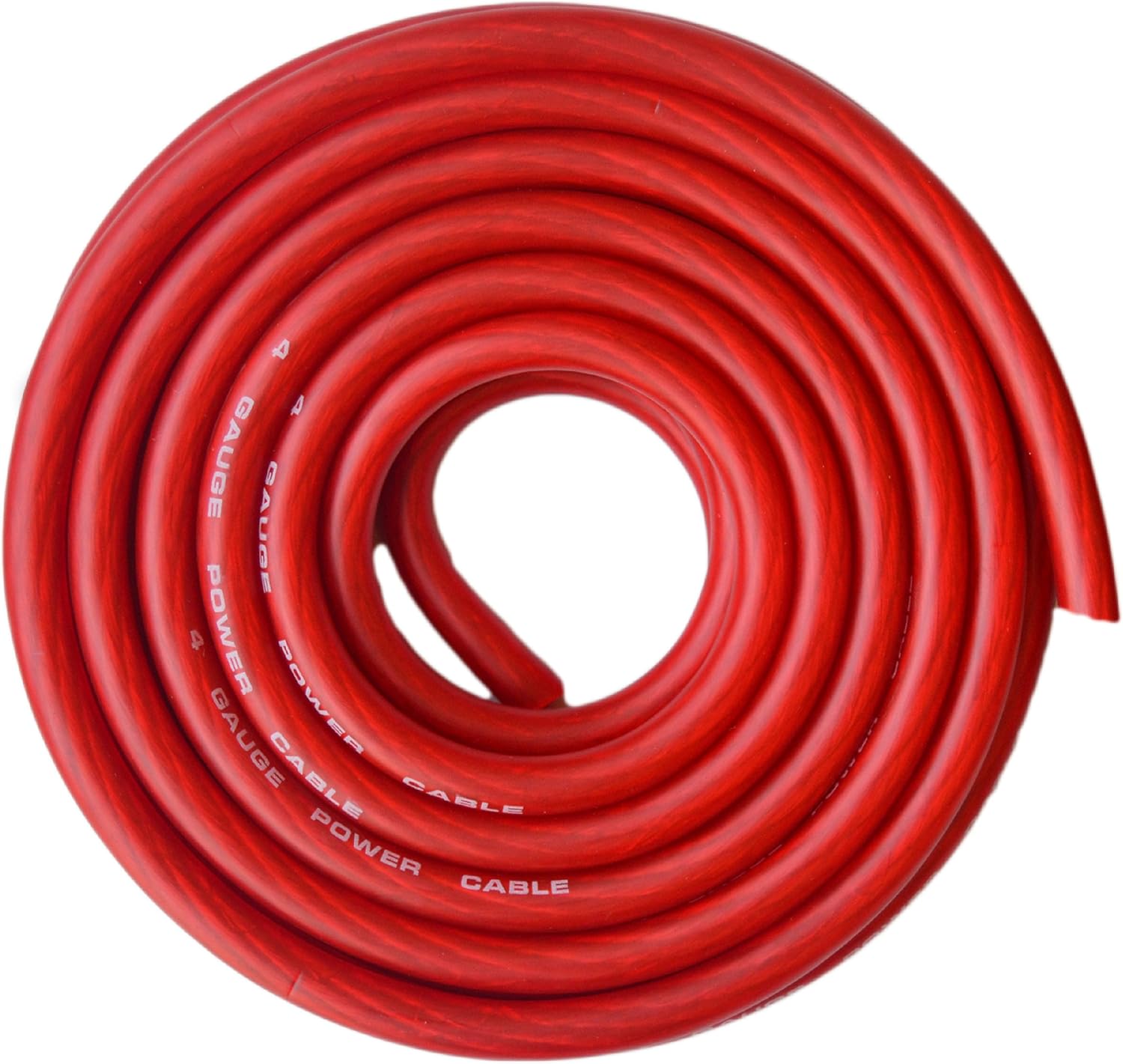 SoundBox Connected 4 Gauge Red Amplifier Amp Power/Ground Wire 25 Feet Superflex Cable 25' : Electronics