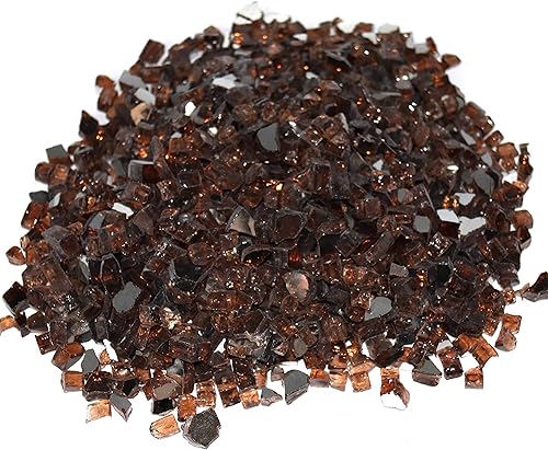 Vidrio de cobre para fuego, 10 libras de pulgadas, vidrio templado para hoguera premium, vidrio reflectante para hoguera, mesa de fuego, chimenea,