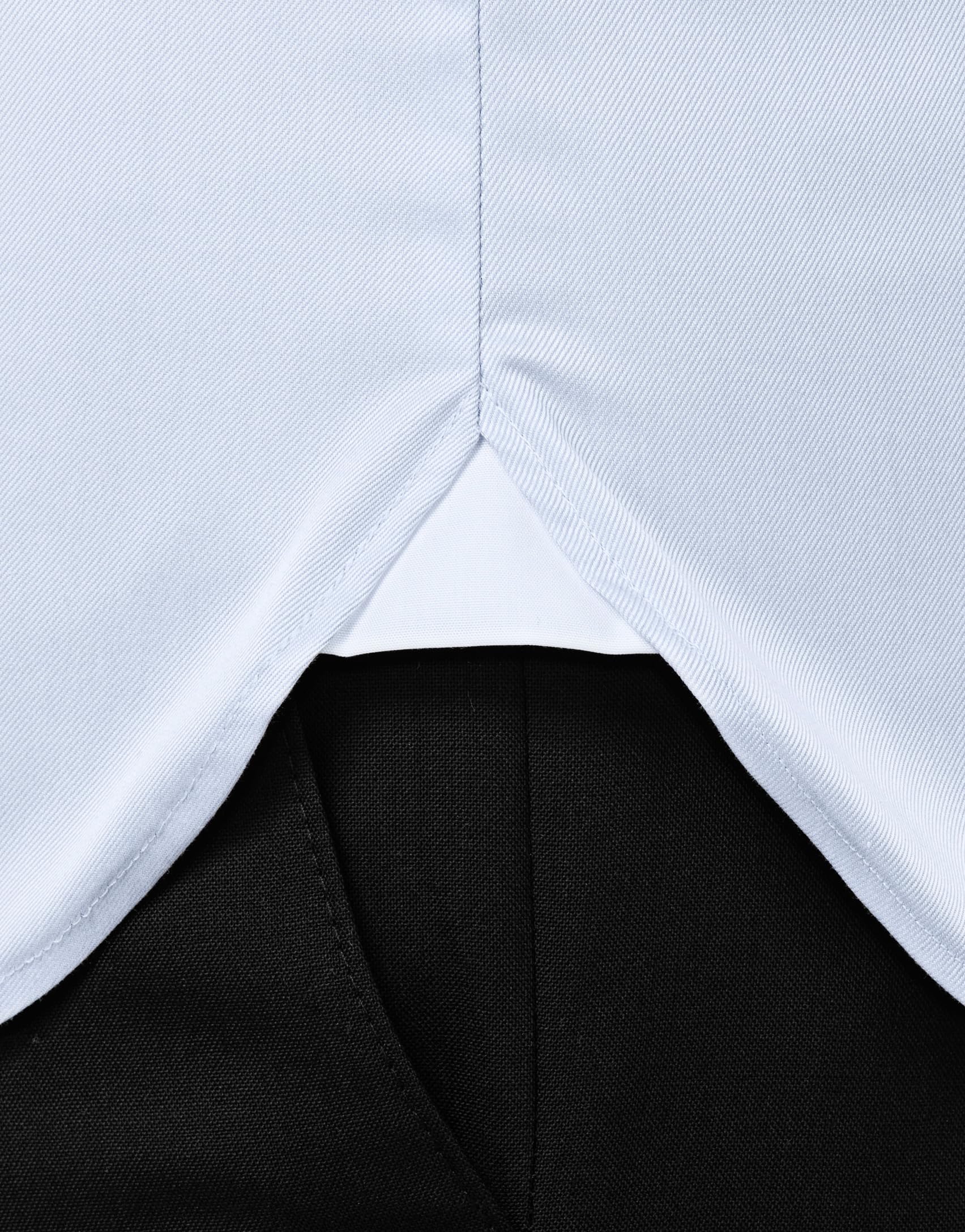 Vincenzo Boretti Camicia Uomo Eleganti, Taglio Aderente/Slim-Fit, Collo Classico, Manica Lunga con Polsini risvoltati, in Tinta Unita - Non Stiro/Non-Iron