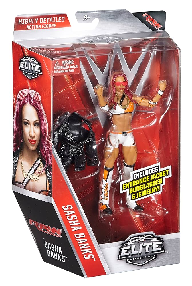 Amazon.com: WWE Elite Sasha Banks Figure : Toys & Games