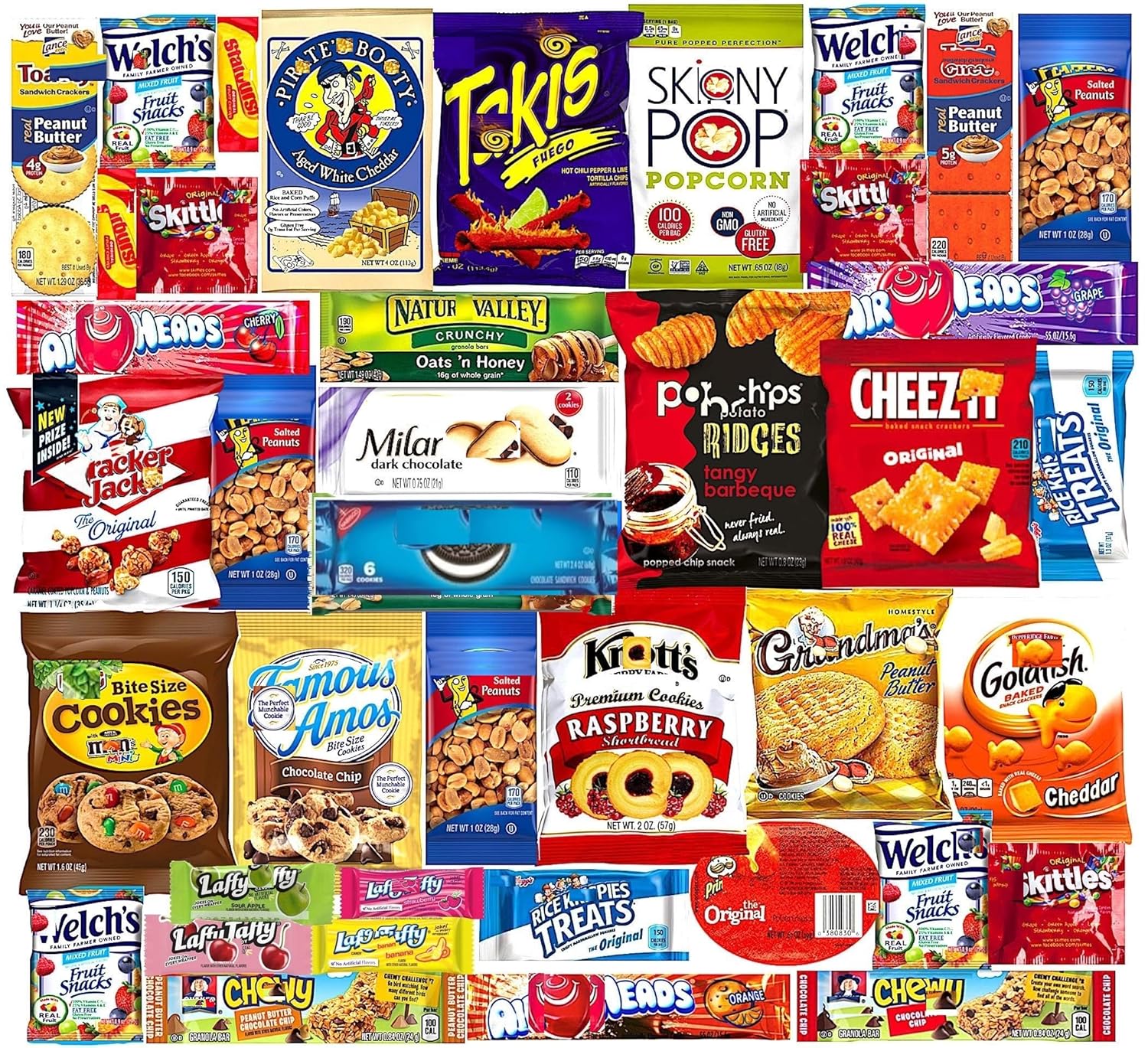 Ultimate Variety Sampler Care Package (40 Count) - Gift Package, Snacks, Chips, Cookies, Bars, Candies, Nuts Gift Box, Office Meetings,Friends & Family, Military,College Students (Pack of 2)