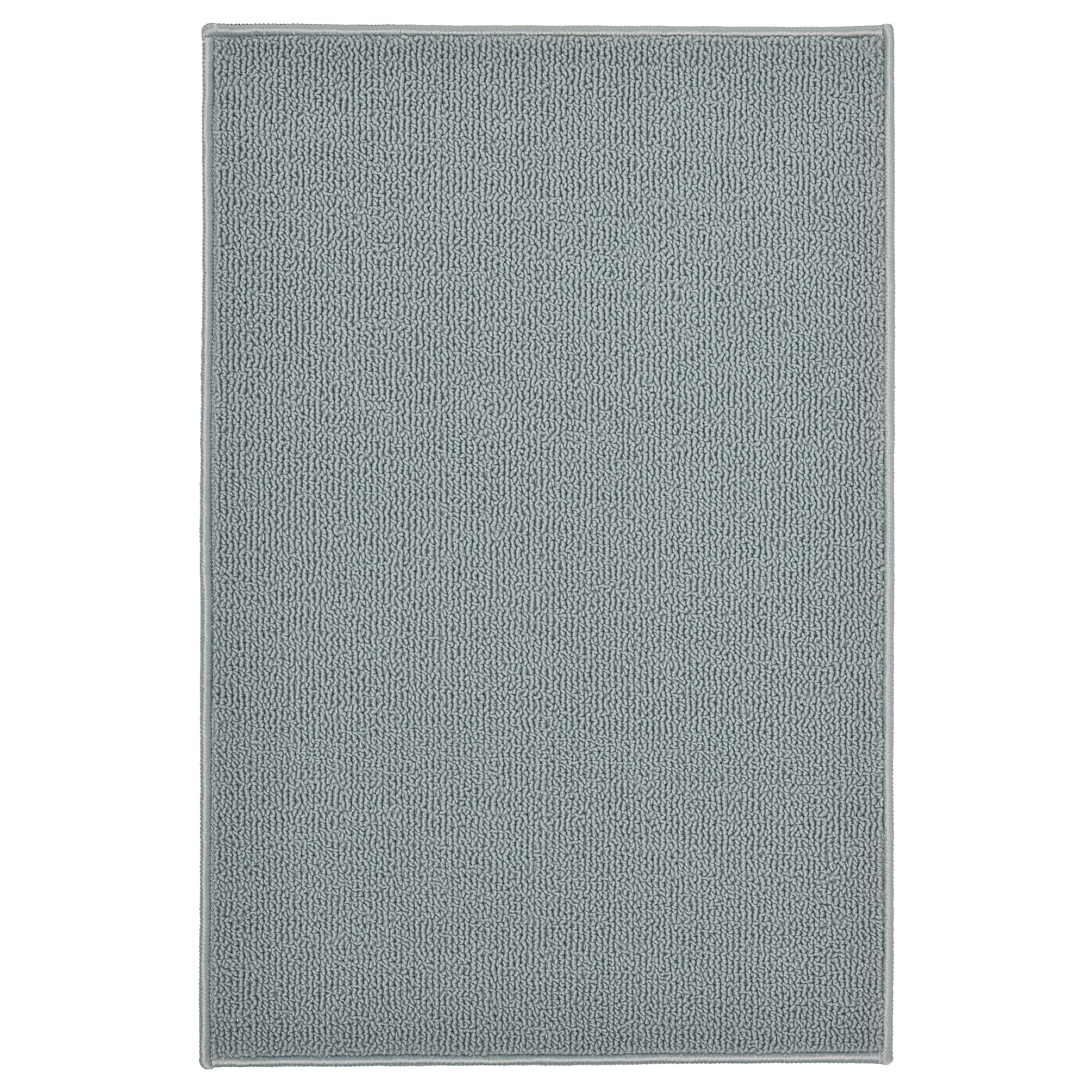 Ikea FINTSEN Bath mat, Grey, 40x60 cm (16x24), Non-Slip Backing-image-43
