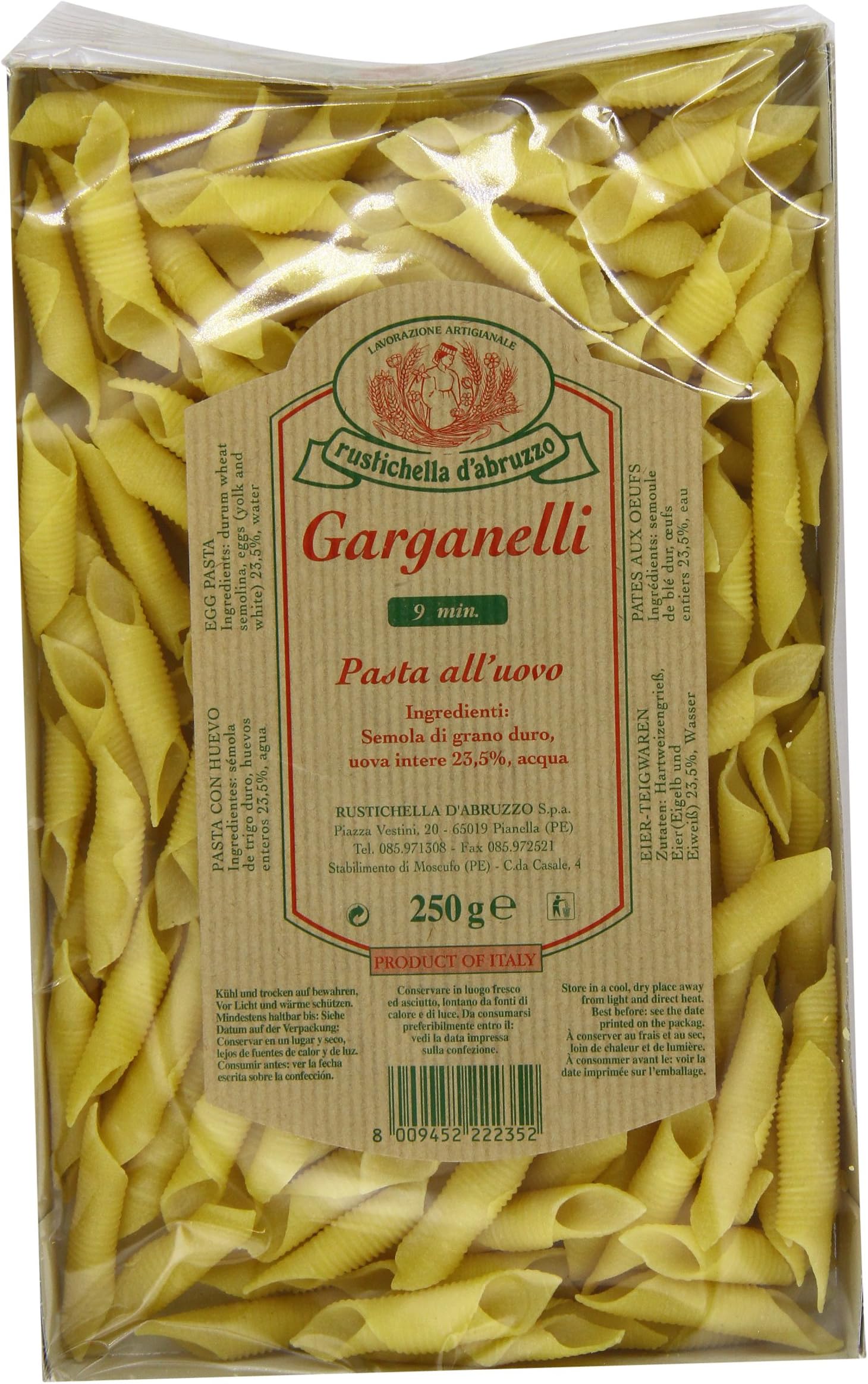Rustichella Garganelli Pasta 250g (Pack of 3)