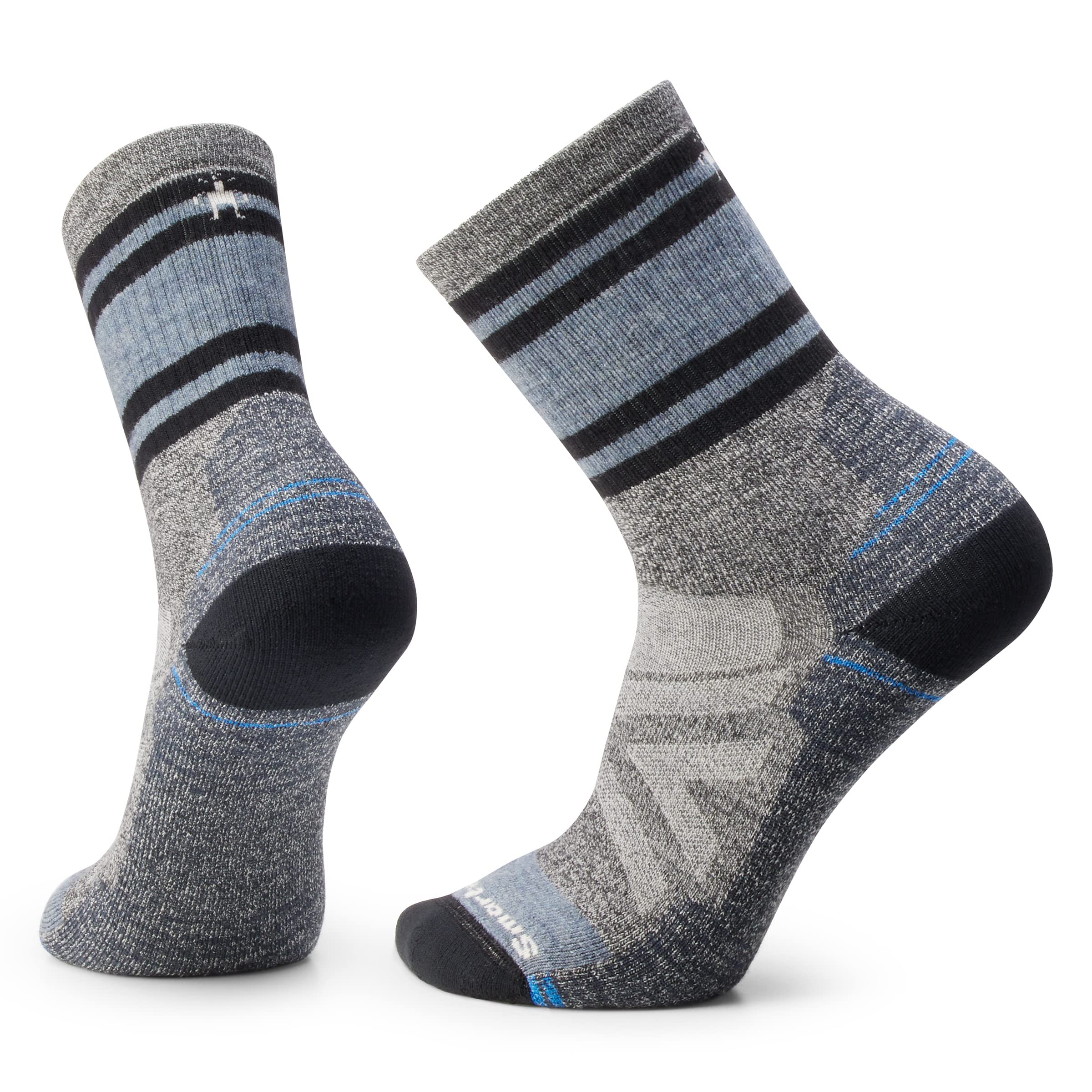 Smartwool Hike Full Cushion Lolo Trail Crew Socks, ASH-CHARCOAL, Medium