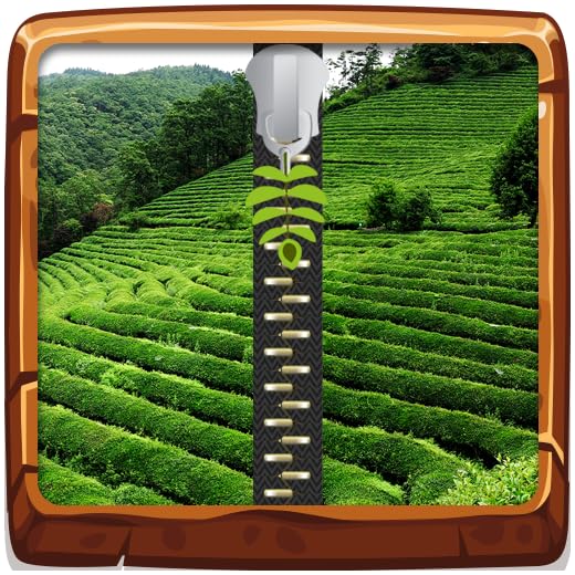 Tela do fechamento do Zipper do campo do chá