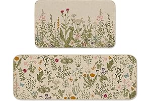 Vintage Floral Kitchen Mats -Retro Style for Your Kitchen!