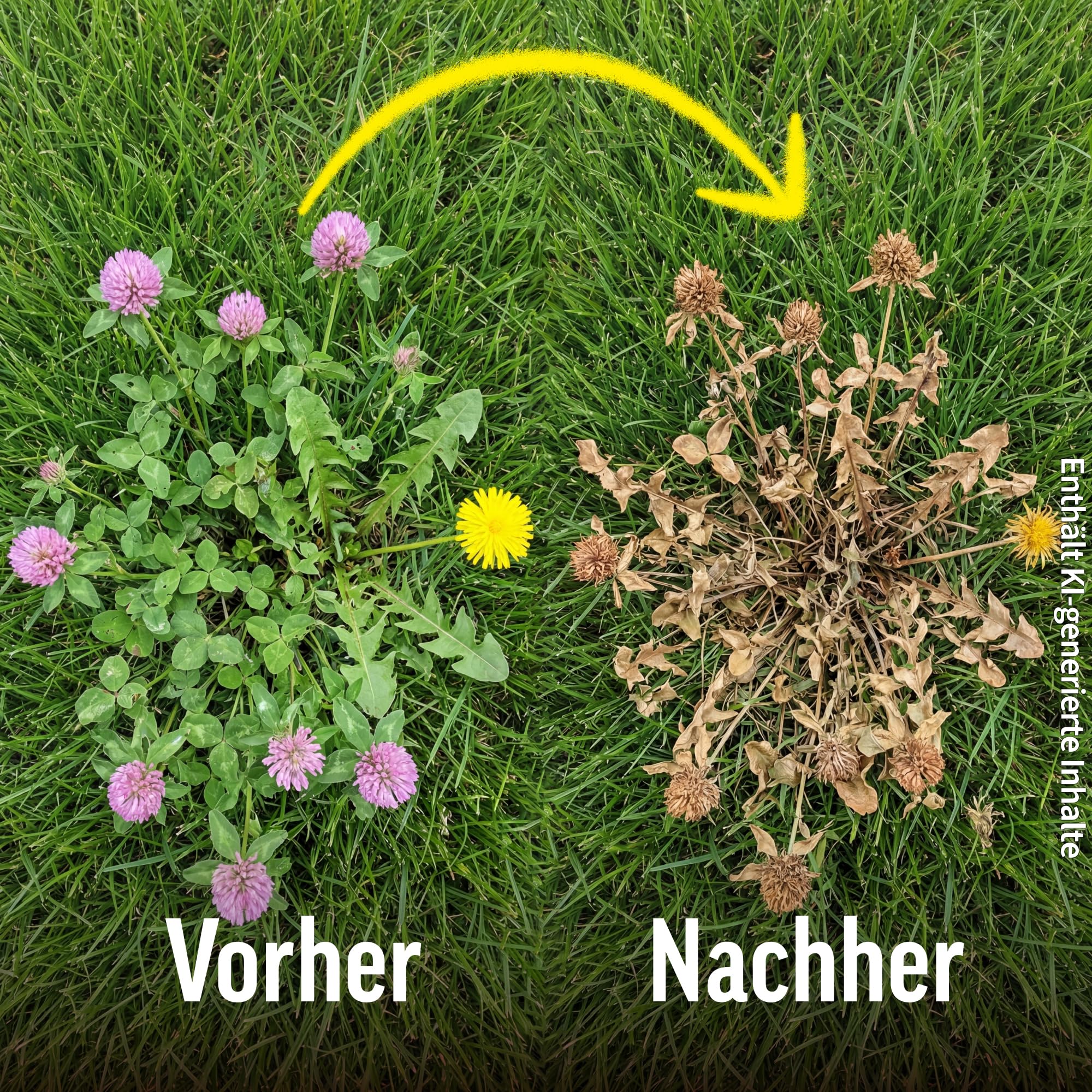 Roundup Rasen Unkrautfrei Rasendünger 9kg 450 m² 2in1 100 Tage Granulat