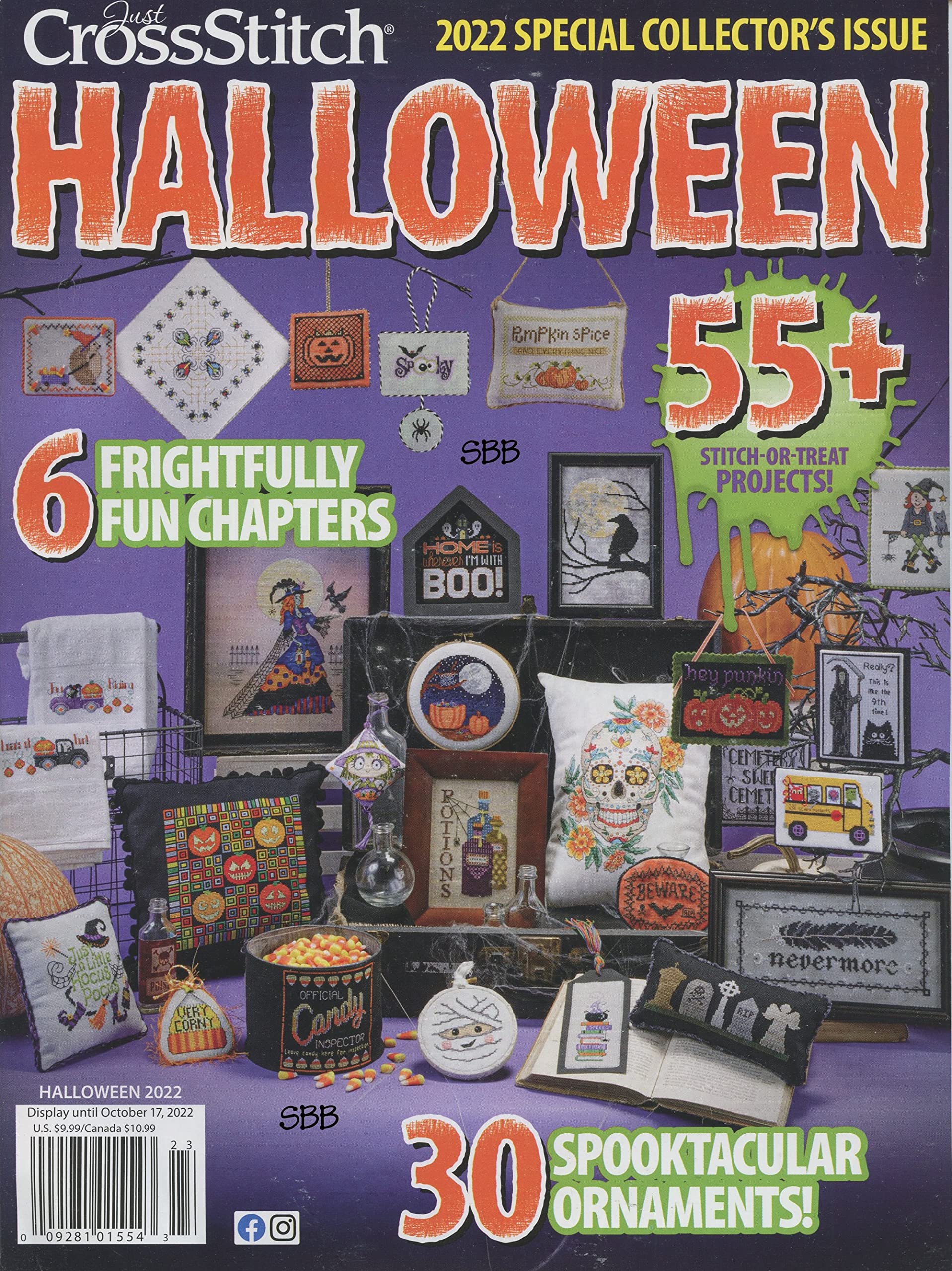 Just Cross Stitch 2022 Halloween Special Collector's Issue